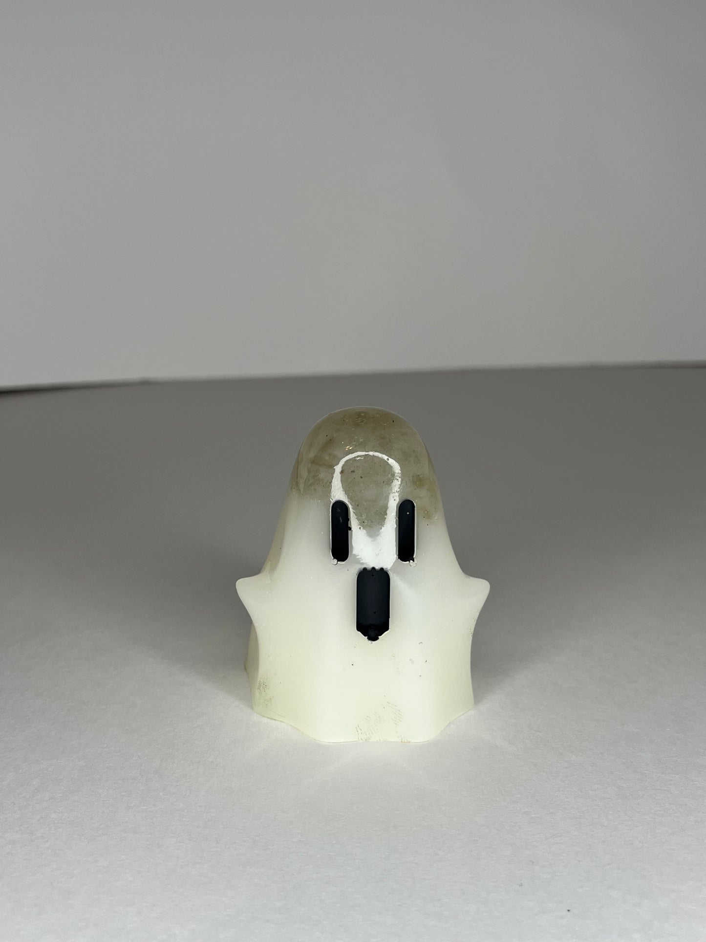 White 3D ghost with arms