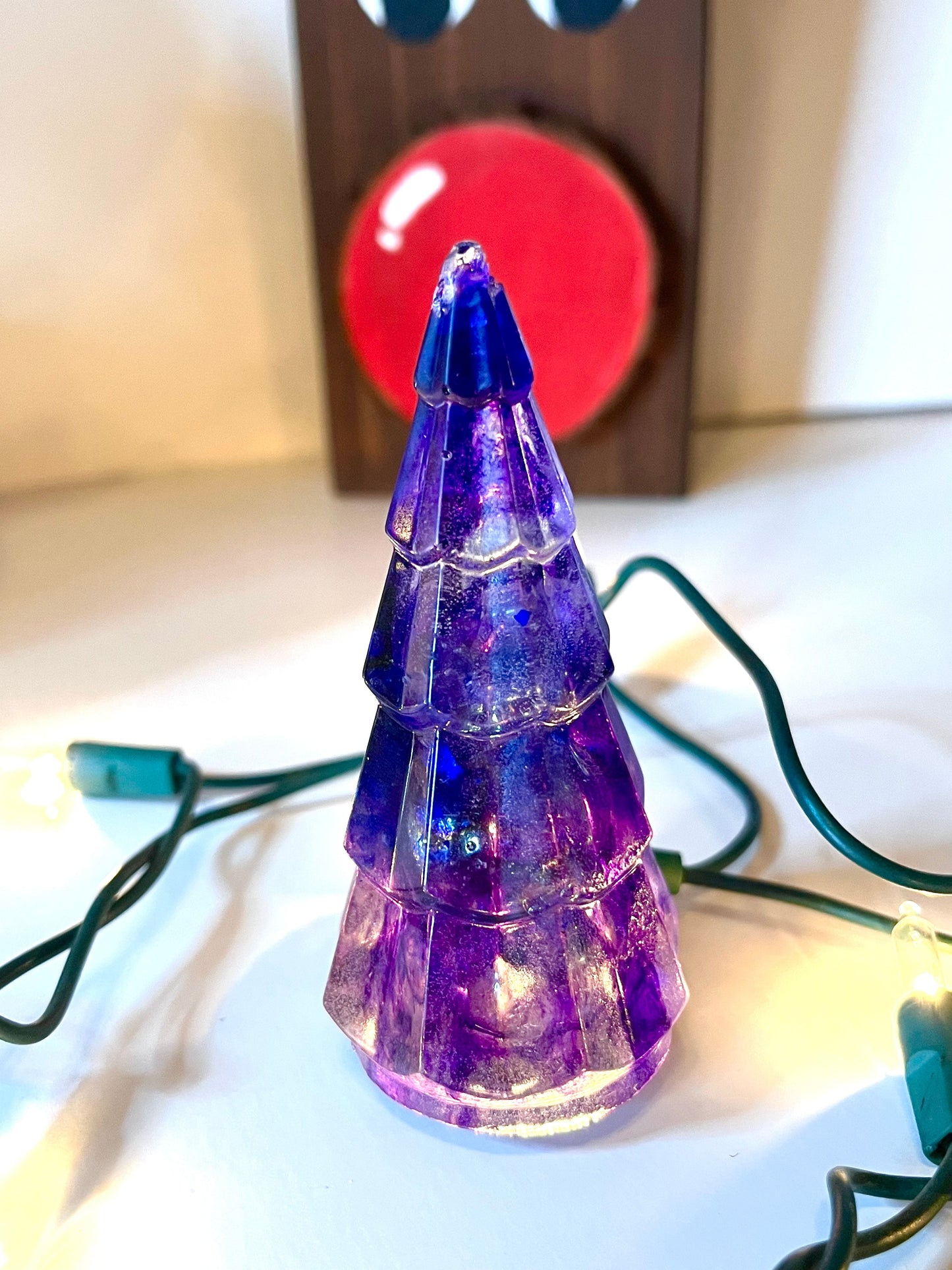 Purple drip Large Christmas tree