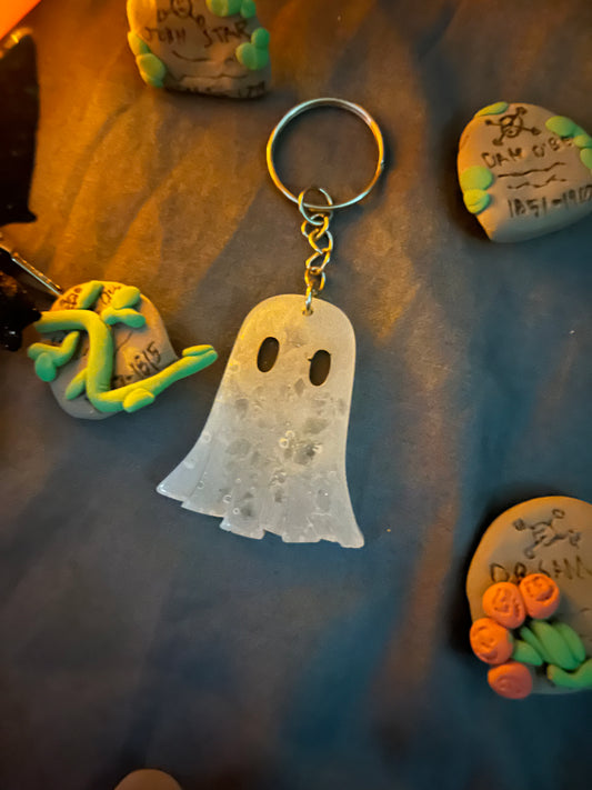 Ghost with no arm keychain