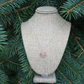 Pink seaglass necklace