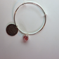 Red Cage Bracelet "I Love You To The Moon And Back" charm