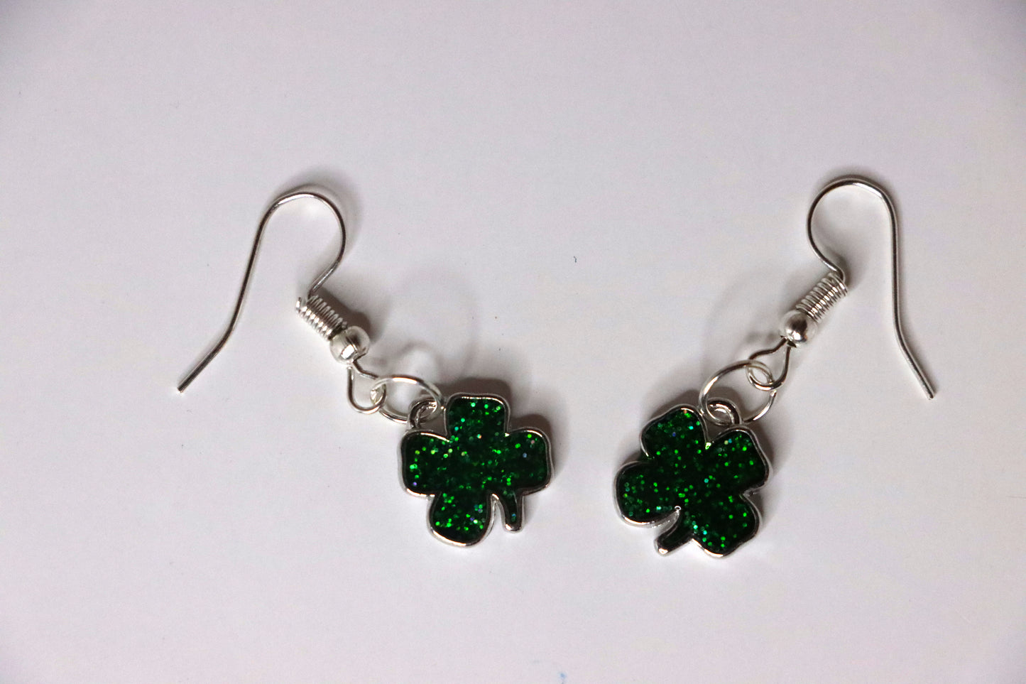 Green Shamrock Earring