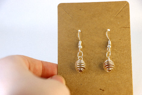 Brown Cage Earrings