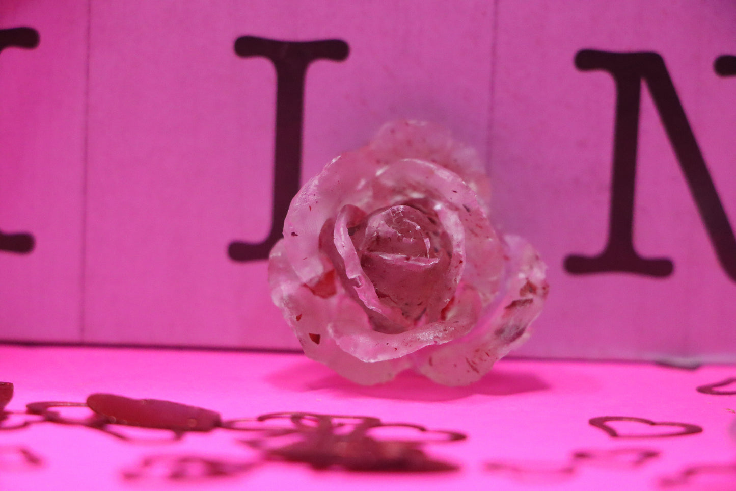 Small 3d Rose Flower magnet